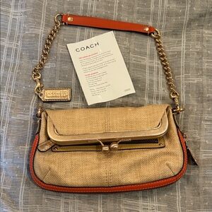 LIMITED EDITION Coach Tan and Gold Women's Bag | Bonnie 13396